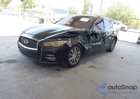 2016 Infiniti Q50 3.0T Premium from USA, damaged, VIN JN1EV7AR3GM341959